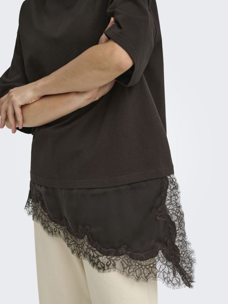 JDYALMA LACE DETAIL BLACK